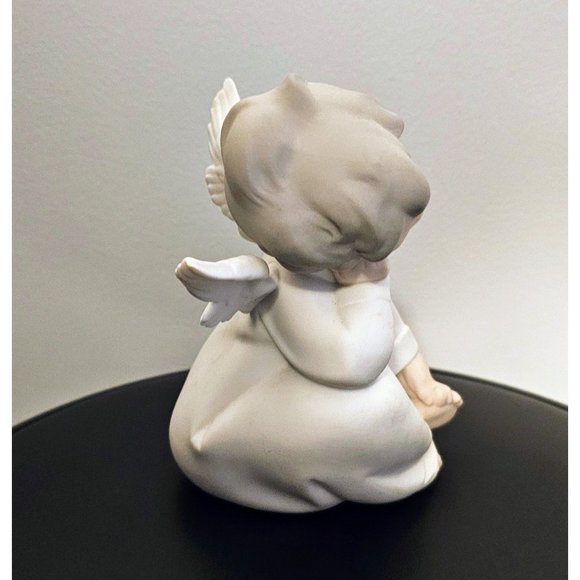 Lladro Angel Dreaming Statue 01004961 (Matte Finish) 6" Tall - Picture 4 of 5